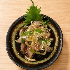 あじ叩きポン酢