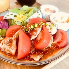 甘酢だれのとろうま鶏ももトマトセット(ごまぽん和風だれ)