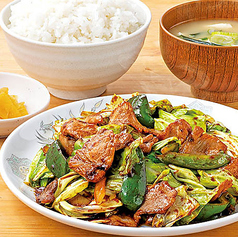 [コク旨]春キャベツ回鍋肉定食