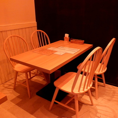 落ち着いてお食事ができます。