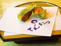 料理メニュー写真 ウニの天ぷら