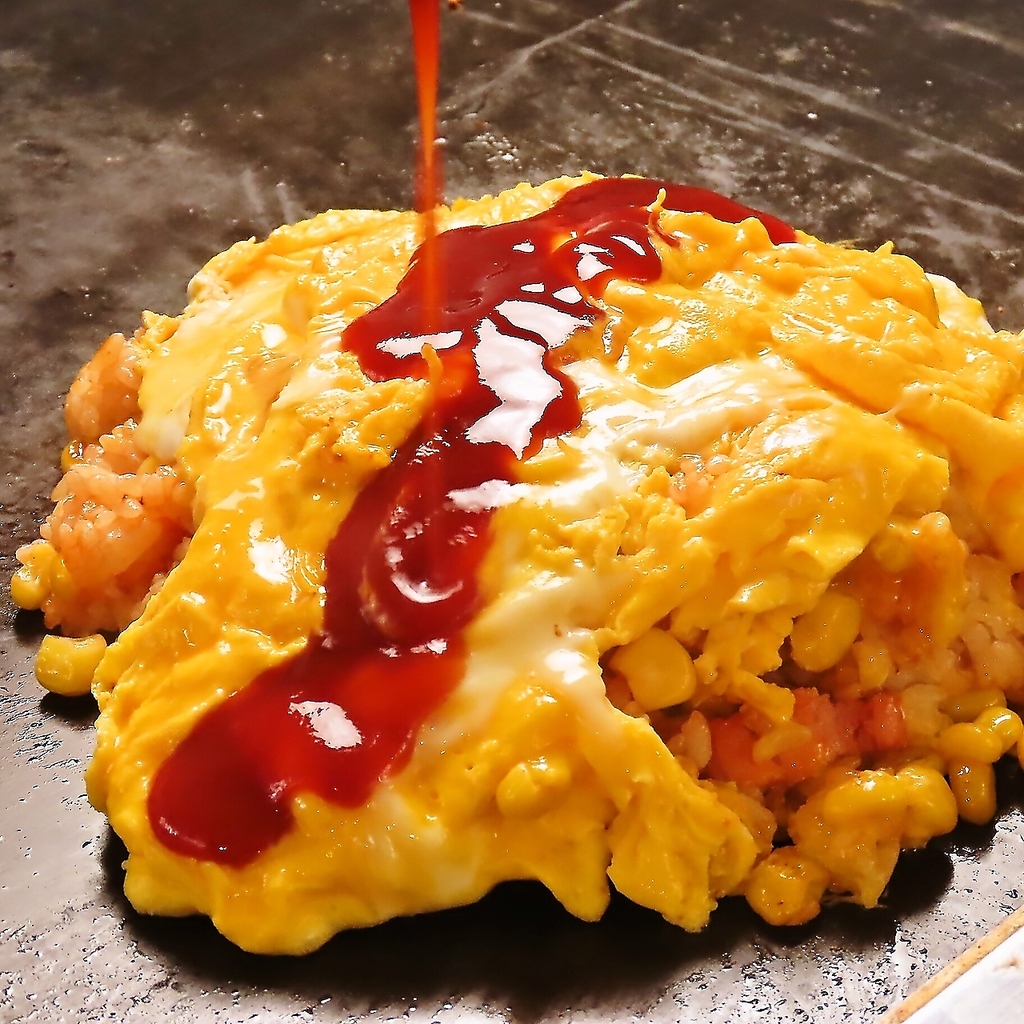 半熟ふわふわのオムライスは絶品です！