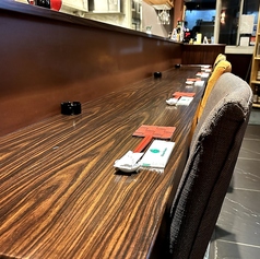 1Fのカウンター席