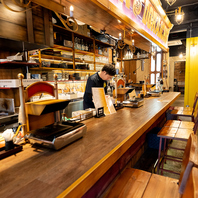 おひとり様でのサク飲みや女性同士でのご利用にも人気♪