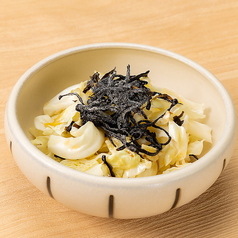 キャベツ塩昆布和え