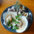 料理メニュー写真 名物貝の焼き物セット(２名様用）4,200円（税込）