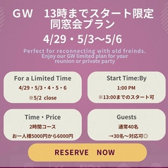 貸切宴会 collect with cafe コレクトウィズカフェのコース写真