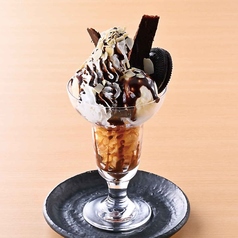 〆パフェ ガトーショコラのチョコレートパフェ