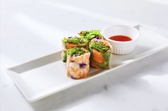 エビサーモンの生春巻き