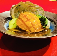 あわびのオイスター煮/コース料理の一品♪