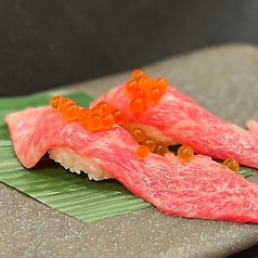 カルビ寿司(2カン)／ハラミ寿司(2カン)　各
