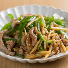 ピーマンと肉の千切り炒め