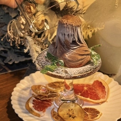 【新名物】食べれる彫刻のパンナコッタの写真