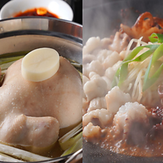 名物タッカンマリと焼酎ハイボール いちわどりのコース写真