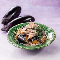 鰹のハランボと茄子のたたき～北川村の旨塩ポン酢で～