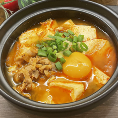 豚バラキムチのスンドゥブチゲ