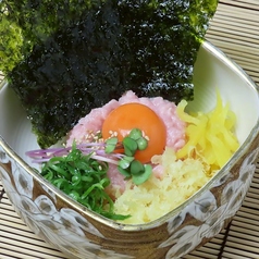 ネギトロたぬき 韓国海苔で