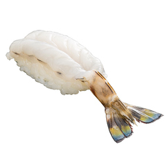 天然車えび一貫
