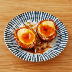 ばくだんつくね/海ぶどう/やみつき玉子/牛すじポン酢/うずら煮玉子/せせりポン酢/豚のあたりめ 各