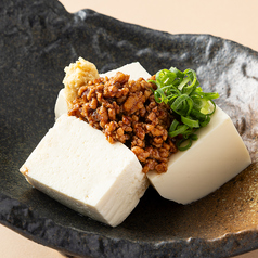 鶏味噌冷奴