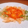 料理メニュー写真 來杏的エビのチリソース煮