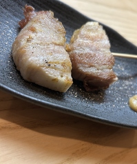 【焼】れんこんの豚巻き　柚子胡椒のせ