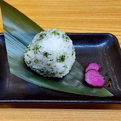 青さのりのおにぎり