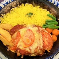 トマトとチーズのスパイシーチキン