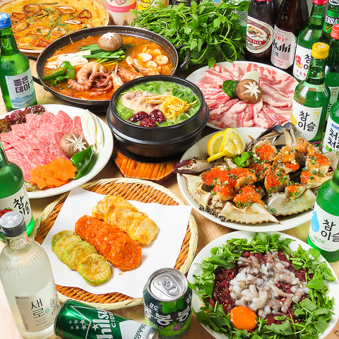 新大久保の老舗韓国料理で、友達との楽しいひとときを楽しんで！宴会も大歓迎です！