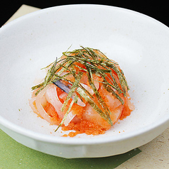 ぶつ明太子和え