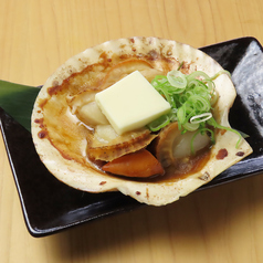 ホタテの醤油バター