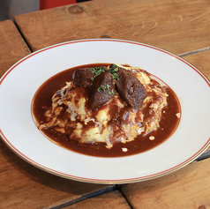 【宮城】仙台名物!牛タンのデミグラスオムライス