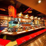 楽しい会話がはずむ掘りごたつのカウンター♪