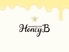Cafe&Gelateria HoneyB ハニービーのロゴ
