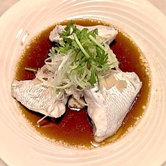 鯛かまの香港式葱生姜蒸し(3切れ)
