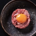 料理メニュー写真&nbsp;炙り赤身塩レアユッケ