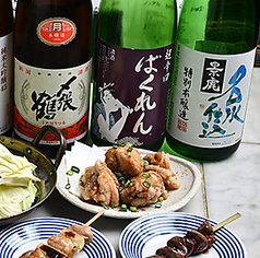 田酒や獺祭など全国から厳選した銘柄清酒と本格焼酎◎