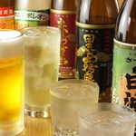 ドリンクもやっぱりとてもリーズナブルに。毎日のお仕事帰りにどうぞ♪