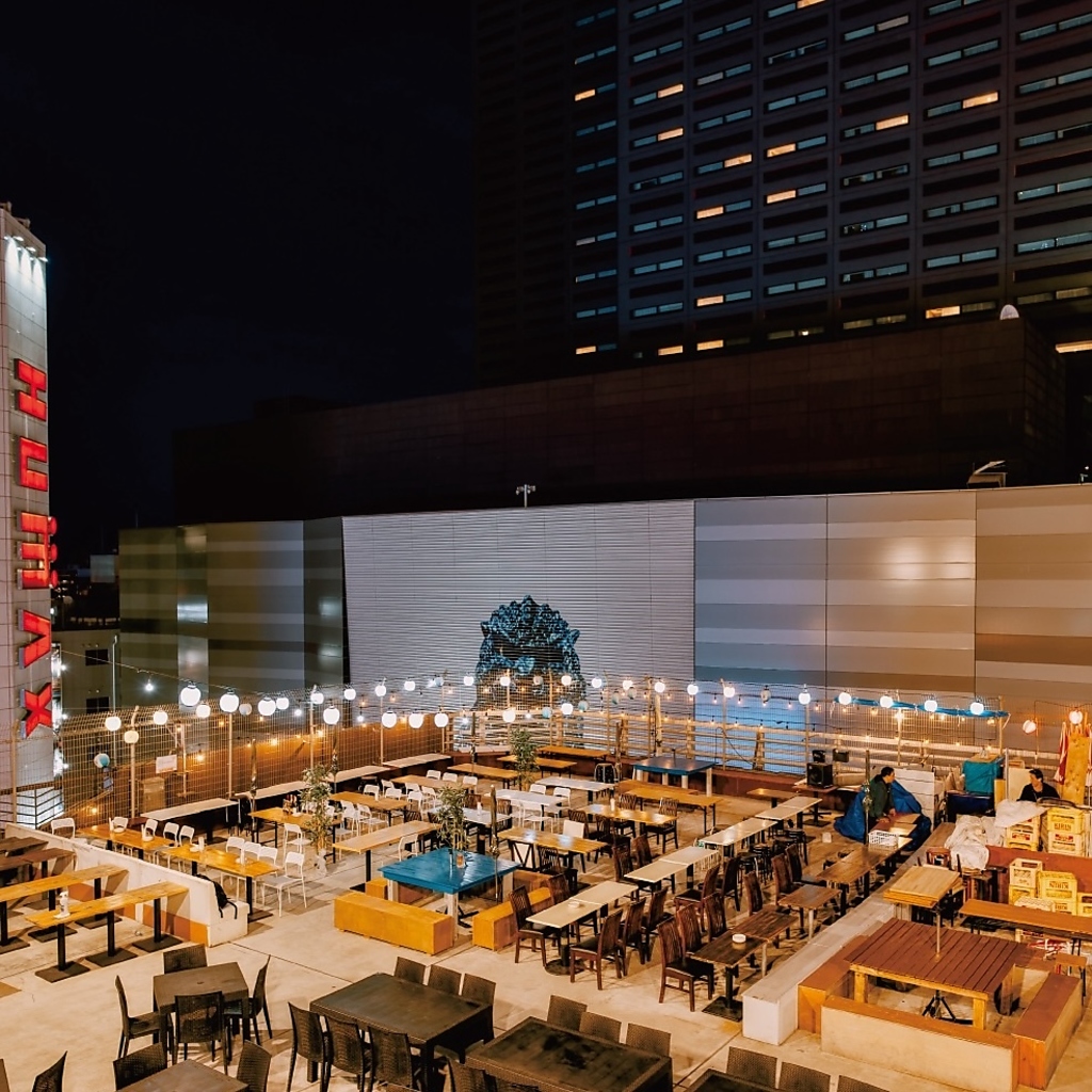 新宿エリア最大級！BBQ食べ飲み放題が人気の屋上ビアガーデン♪