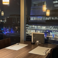 ゆったりした雰囲気の個室も