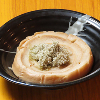 厳選素材を使用した、年中味わえる名物創作おでん◎
