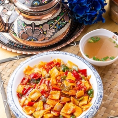 麺スライス炒め
