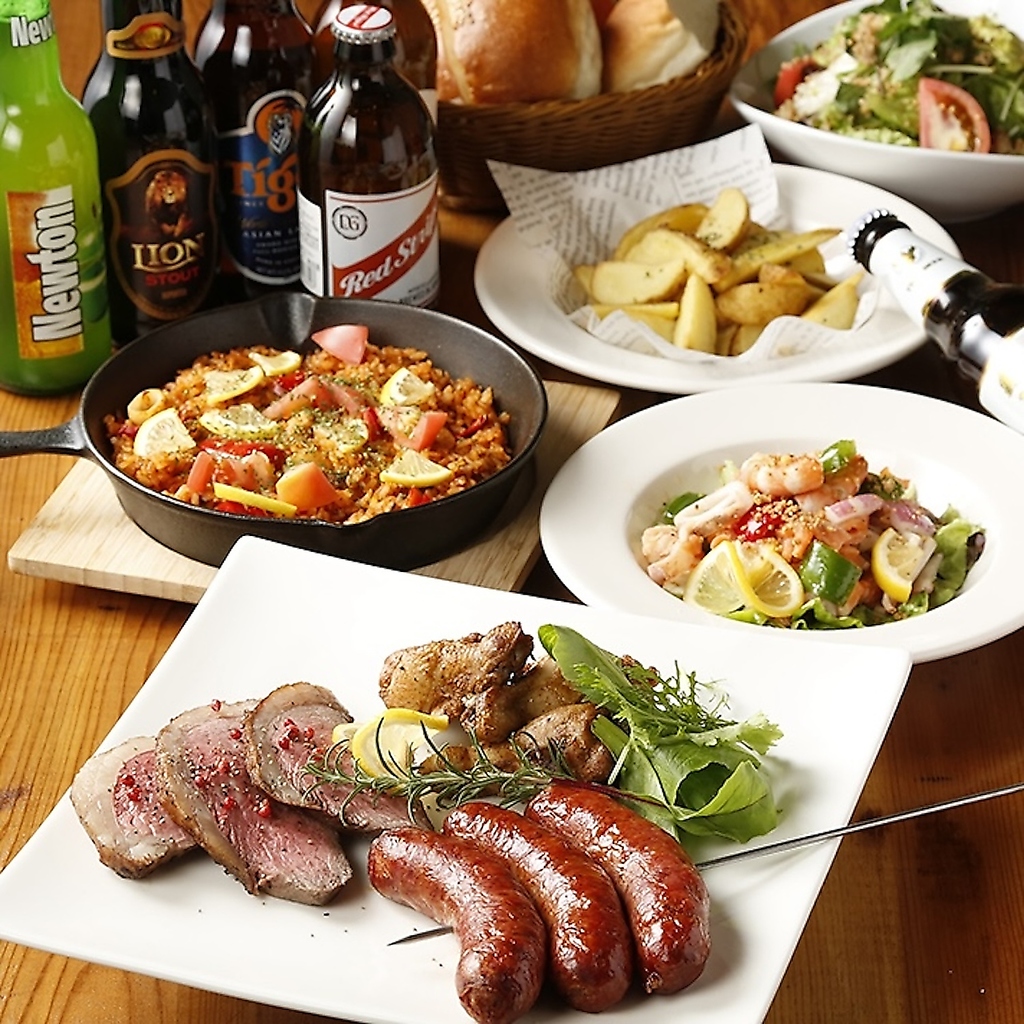 栄駅徒歩2分！おしゃれ空間で楽しむ肉×イタリアン×シュラスコ