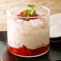 〆のデザートまでこだわっています