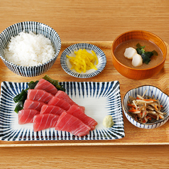 まぐろ刺身定食