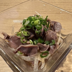 砂肝とオニオンスライスのポン酢和え