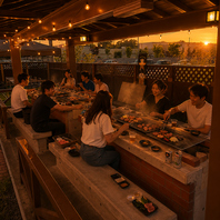 大人数でも大歓迎！期間限定テラスBBQ