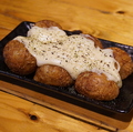 料理メニュー写真&nbsp;チーズフォンデュたこ焼き６個