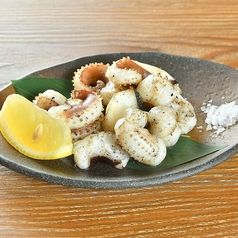 イカゲソ炭火焼き