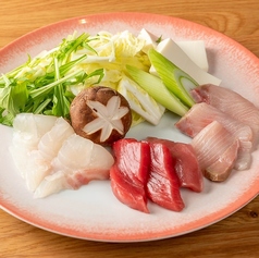 出世魚のしゃぶしゃぶ盛り合わせ